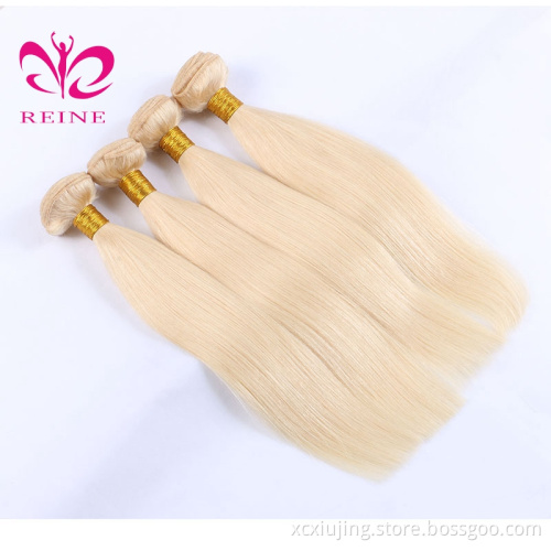 Wholesale 613 Blonde Straight Hair Weave 100% Virgin Brazilian Human Hair